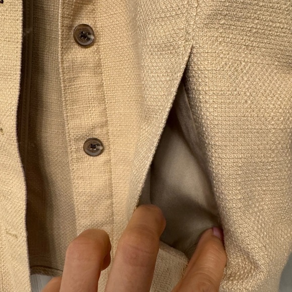 Talbot Beige Cotton Blend shacket - Picture 4 of 7
